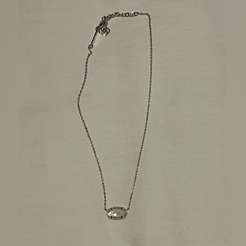 White Elisa Kendra Scott Necklace